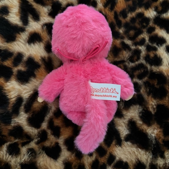Monchhichi Pink Plush Toy - Picture 3 of 3